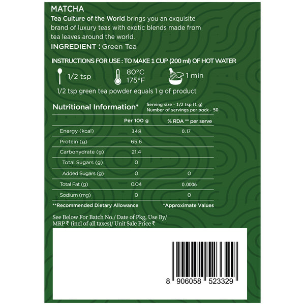 Matcha - Ceremonial Grade (Japanese Green Tea)