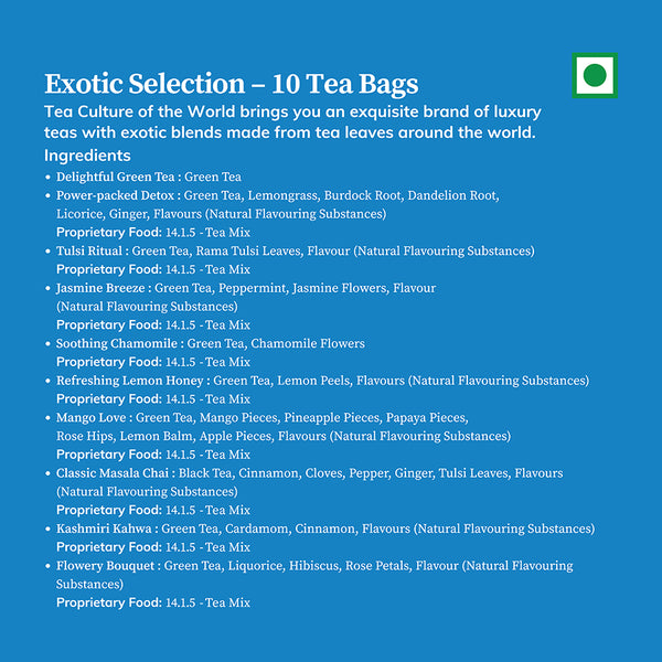 Exotic Selection-Assorted Tea Box
