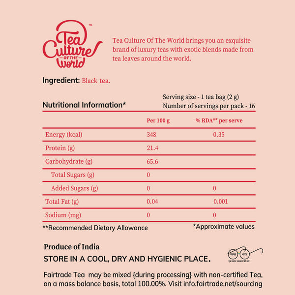 Sun-kissed Assam Tea