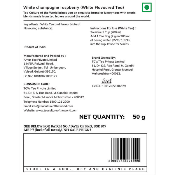 White Champagne Raspberry