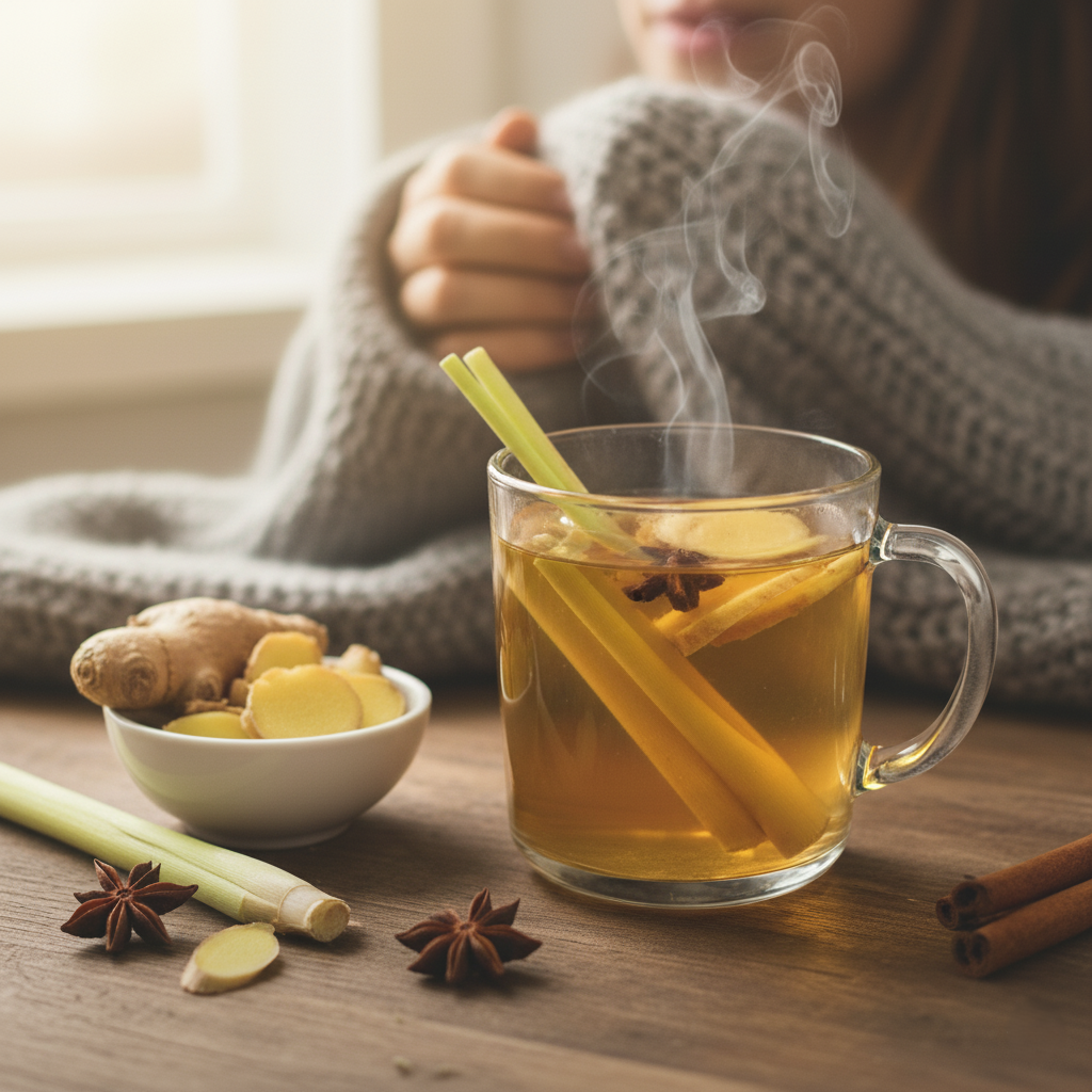Warming Cold Winter Days with Lemongrass Ginger Tea