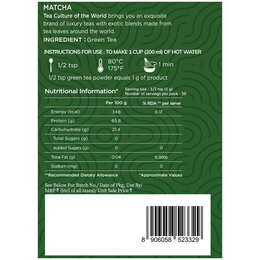 Matcha - Ceremonial Grade (Japanese Green Tea)