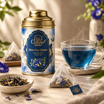 Blue Pea with Green Tea - Tin