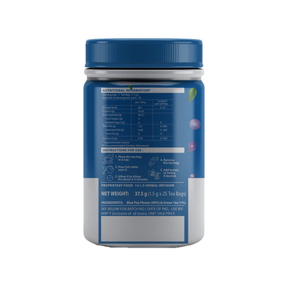 Blue Pea Flower With Green Tea