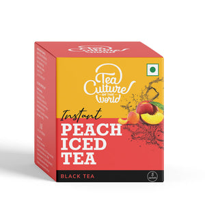 Peach iced tea- black tea