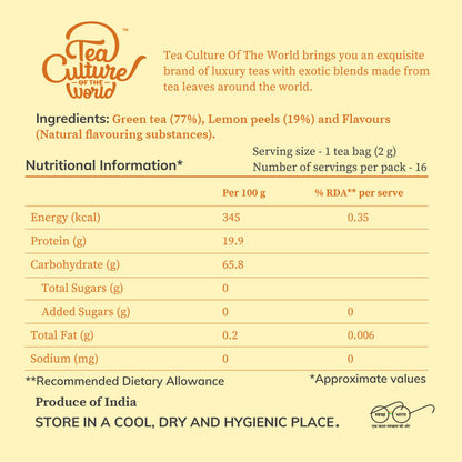 Refreshing Lemon Honey Tea