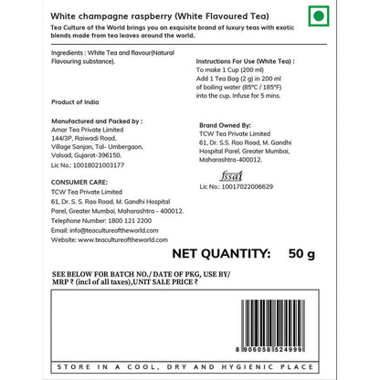 White Champagne Raspberry