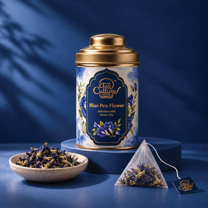 Blue Pea with Green Tea - Tin