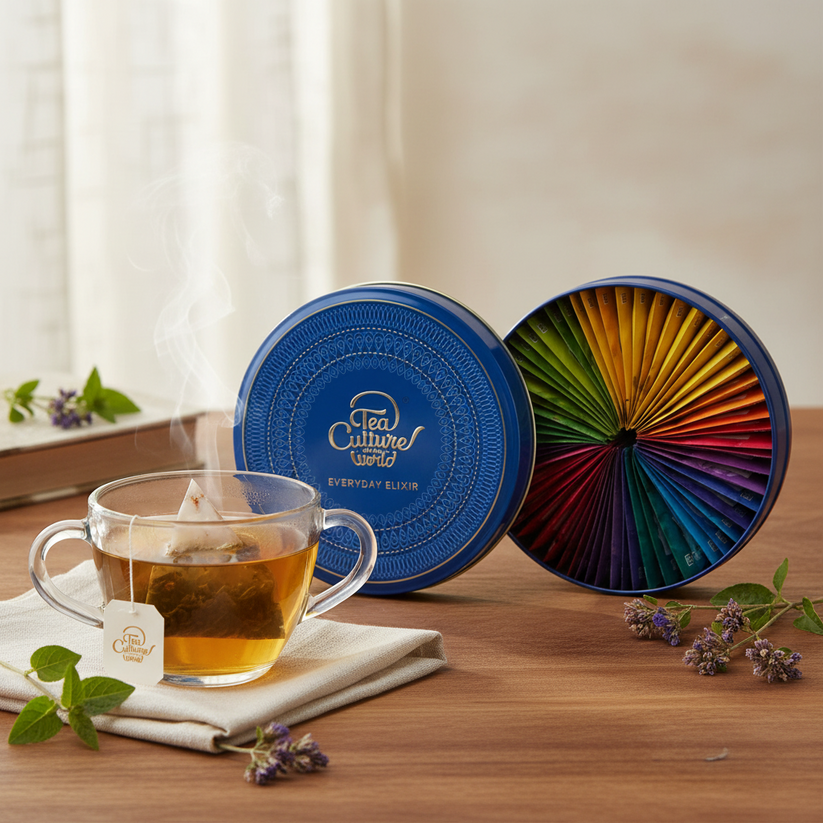 Buy Everyday Elixir Tin | Tea Gift Sets Online – Tea Culture of the World
